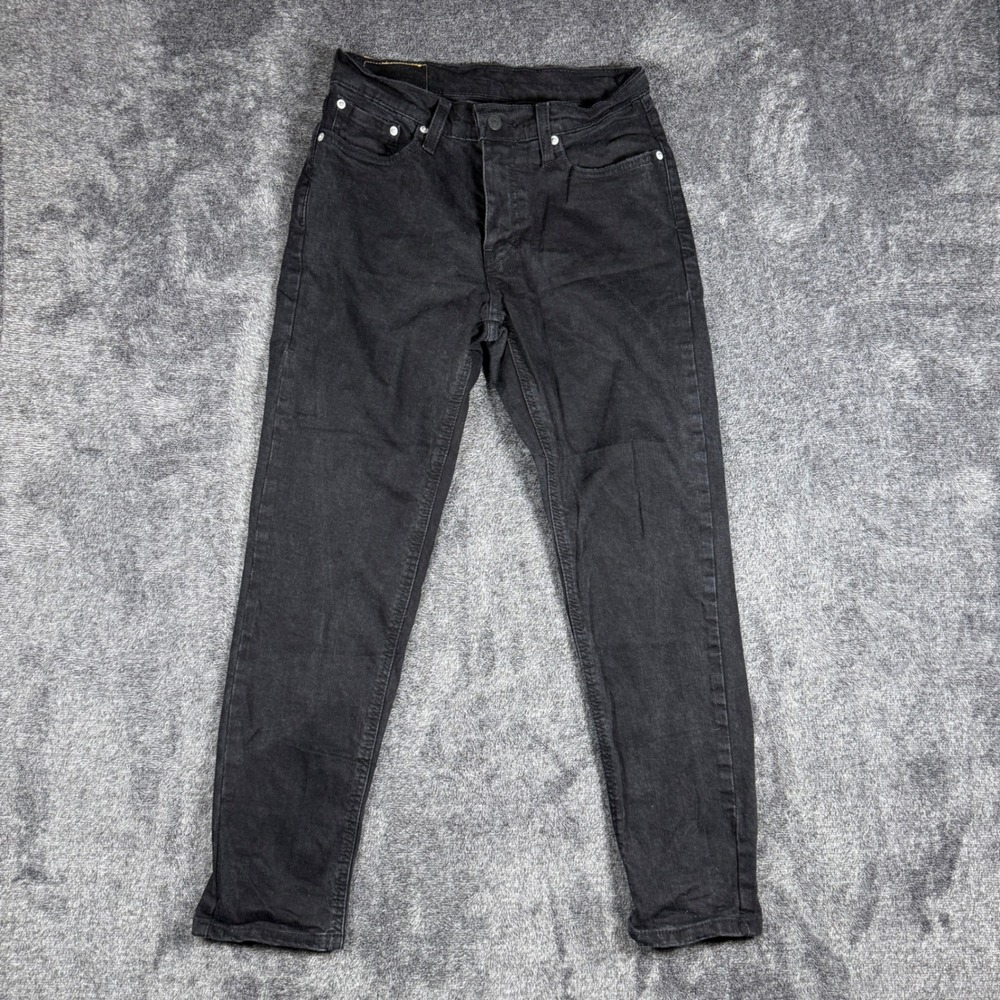 Levis 511 Slim Fit Jeans Mens 30x30 Black Denim Pants 04511-4406
